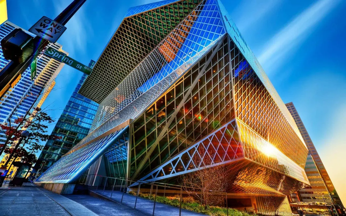 Edificio contemporáneo que ilustra la arquitectura comercial